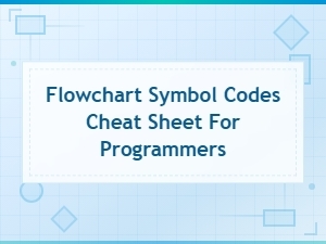Flowchart Symbol Codes Cheat Sheet for Programmers - Quick Reference Guide