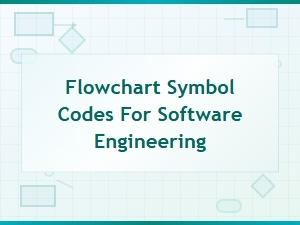 Flowchart Symbol Codes for Software Engineering